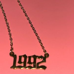Gold necklace chain 1992